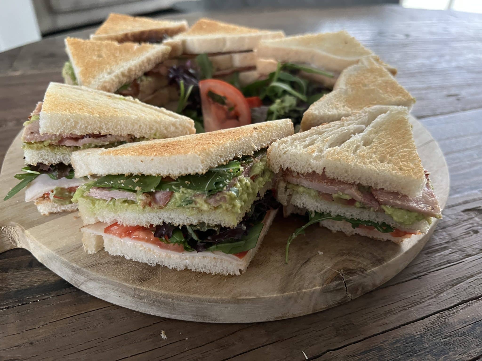 Recipe: BLTC club sandwich