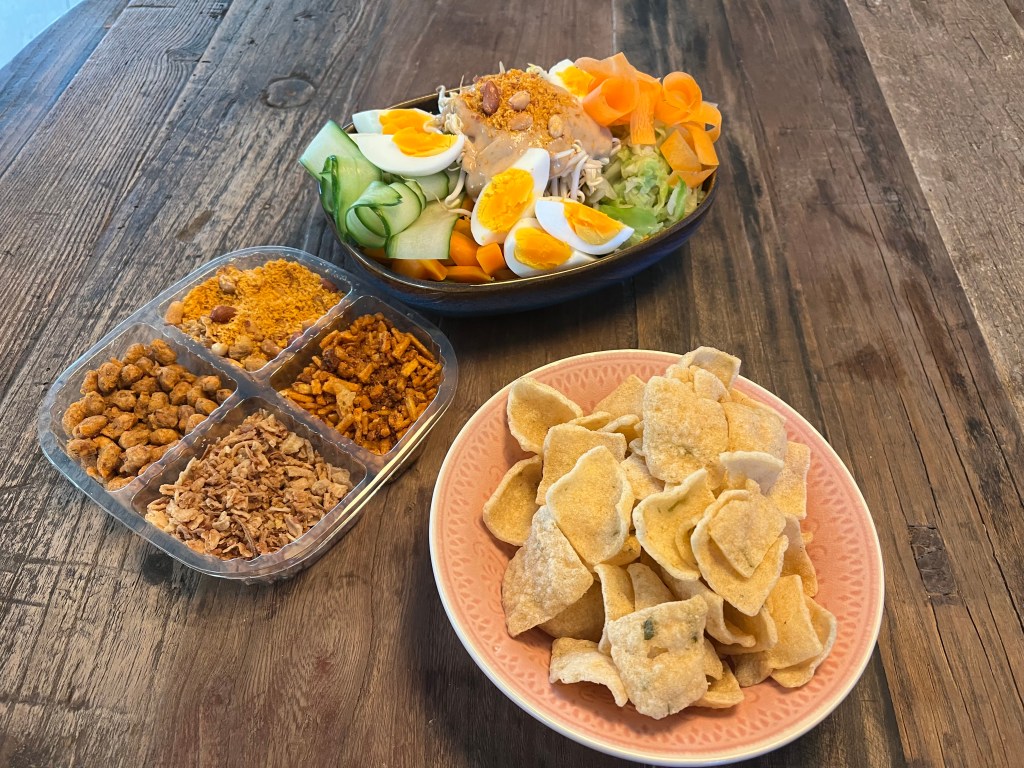 Gado Gado, with add ons